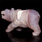 5" Druzy Agate Crystal Bear Figurine Stone Animal Carvings