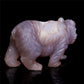 5" Druzy Agate Crystal Bear Figurine Stone Animal Carvings
