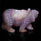 5" Druzy Agate Crystal Bear Figurine Stone Animal Carvings