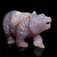 5" Druzy Agate Crystal Bear Figurine Stone Animal Carvings