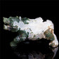 7.5" Druzy Moss Agate Crystal Bear Figurine Stone Animal Carvings