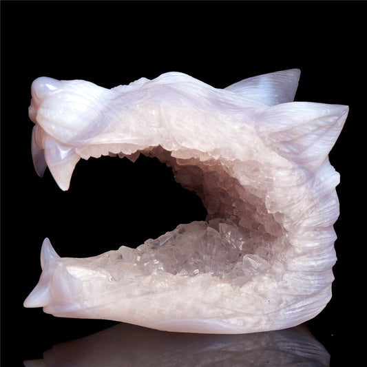 crystal wolf head