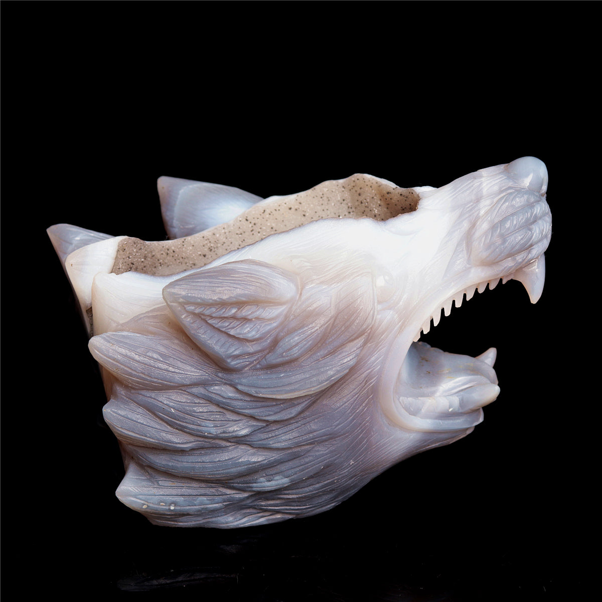 crystal wolf head