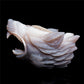 5" Druzy Agate Crystal Wolf Head Figurine Animal Carvings