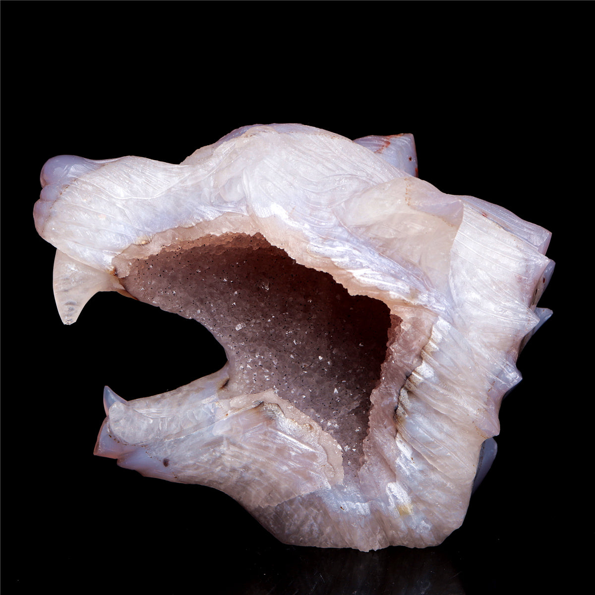 crystal wolf head