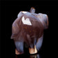4.5" Druzy Agate Crystal Elephant Figurine Stone Animal Carvings