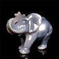 5" Druzy Agate Crystal Elephant Figurine Stone Animal Carvings