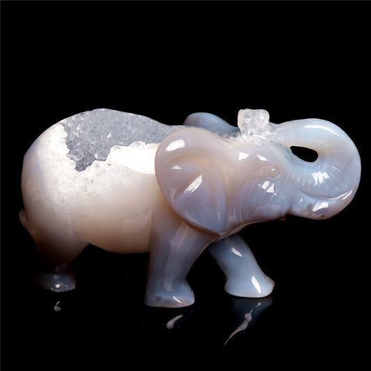 crystal elephant figurine