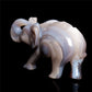 5.5" Druzy Agate Crystal Elephant Figurine Stone Animal Carvings