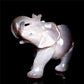 4.5" Druzy Agate Crystal Elephant Figurine Stone Animal Carvings