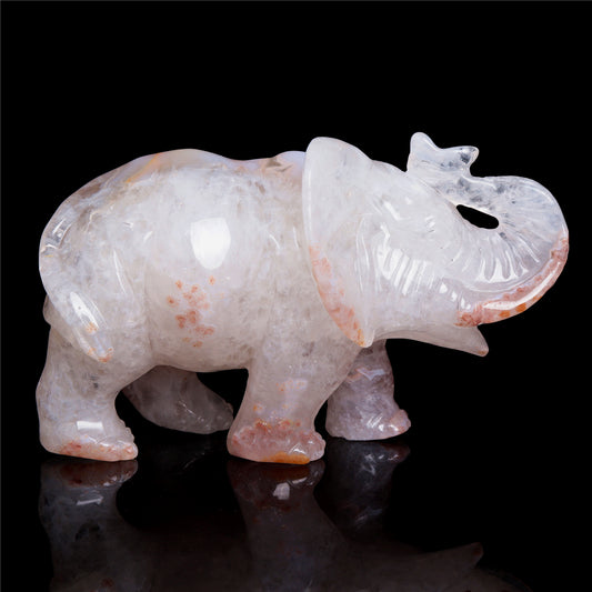 crystal elephant figurine