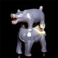 7" Druzy Agate Crystal Elephant Hippo Figurine
