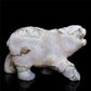 5.5" Druzy Moss Agate Crystal Bear Figurine Decor Gift