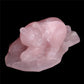 9.5" Rose Quartz Crystal Bear Figurine Decor Gift