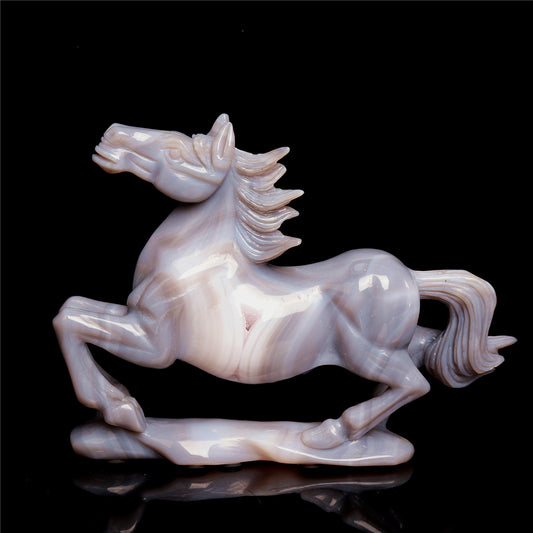 crystal horse figurine