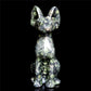 6" Kambaba Jasper Crystal Sphynx Cat Figurine Decor