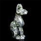6" Kambaba Jasper Crystal Sphynx Cat Figurine Decor