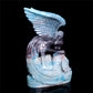 8.5" Trolleite Crystal Phoenix Sculpture Realistic Decor