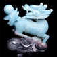 6.5" Trolleite Crystal Qilin Sculpture Realistic Decor