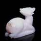 4" Agate Crystal Deer Figurine Quartz Animal Carvings