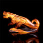 5" Tiger Eyes Stone Crystal Dinosaur Figurine Quartz Animal Carvings