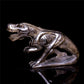 5" Gold Obsidian Crystal Dinosaur Figurine Quartz Animal Carvings