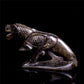 5" Gold Obsidian Crystal Dinosaur Figurine Quartz Animal Carvings