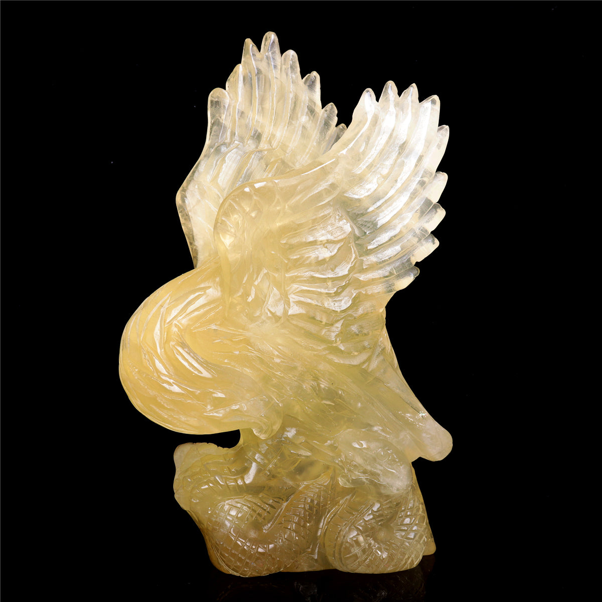 citrine quartz eagle