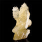 8" Citrine Quartz Crystal Eagle Figurine Animal Carvings