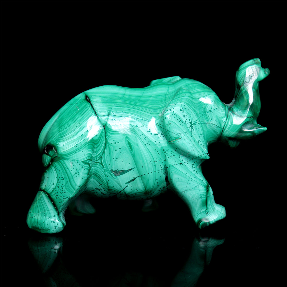 Malachite elephant