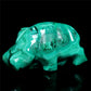 4" Malachite Crystal Hippo Figurine Quartz Animal Carvings