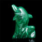4" Malachite Crystal Dolphin Figurine Quartz Animal Carvings