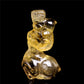 3.5" Citrine Quartz Crystal Ram Figurine Stone Animal Carvings