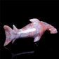 6" Ocean Jasper Crystal Shark Figurine Decor