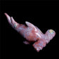 6" Ocean Jasper Crystal Shark Figurine Decor
