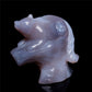 3.5" Druzy Agate Crystal Squirrel Figurine Quartz Animal Carvings