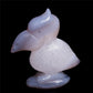 3.5" Druzy Agate Crystal Bird Figurine Quartz Animal Carvings
