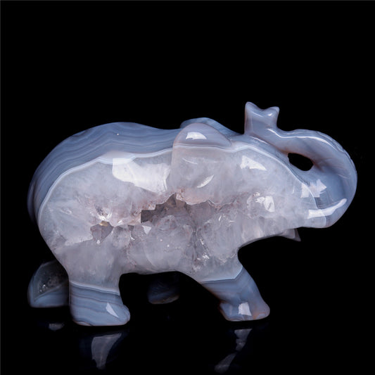 druzy agate Elephant
