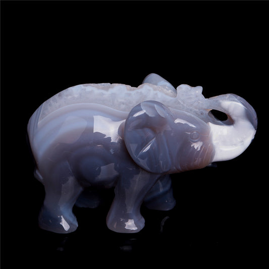druzy agate Elephant 