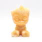 Carved Yellow Calcite Groot Crystal Healing Decorate Gift