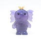 Natural Fluorite Lilac elephant Figurine Crystal Healing Decorate Gift