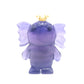 Natural Fluorite Lilac elephant Figurine Crystal Healing Decorate Gift