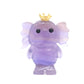 Natural Fluorite Lilac elephant Figurine Crystal Healing Decorate Gift