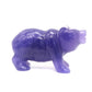 Hand Carved Fluorite Bear Statue Crystal quartz Healing