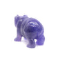 Hand Carved Fluorite Bear Statue Crystal quartz Healing