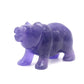 Hand Carved Fluorite Bear Statue Crystal quartz Healing