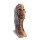 6.6" Natural Tiger Eyes Stone Skull Crystal Skull Figurine Healing Reiki