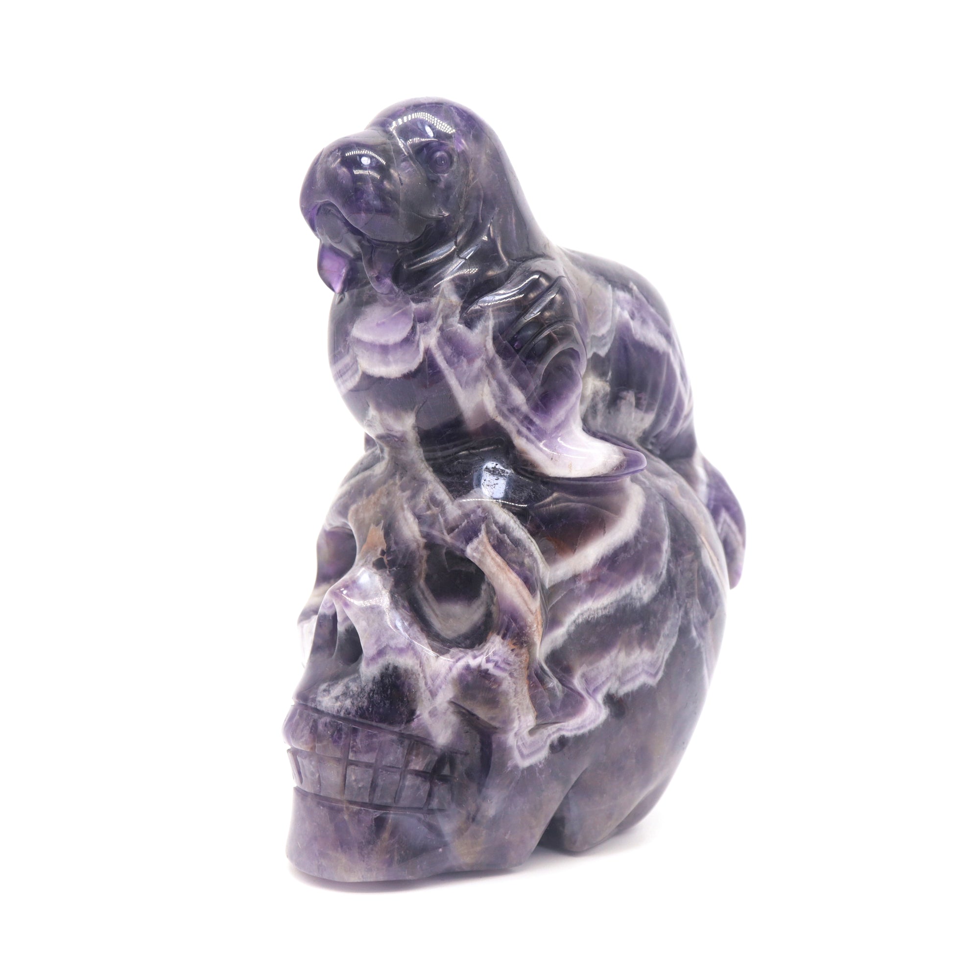 amethyst crystal skull