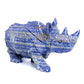 9.5" HandCarved Lapis Lazuli  Rhino Crystal Healing Quartz Reiki Decorate Gift