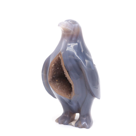 druzy crystal penguin